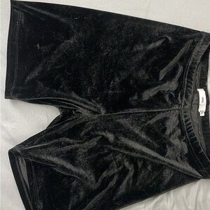 Black Velvet Women's Shorts